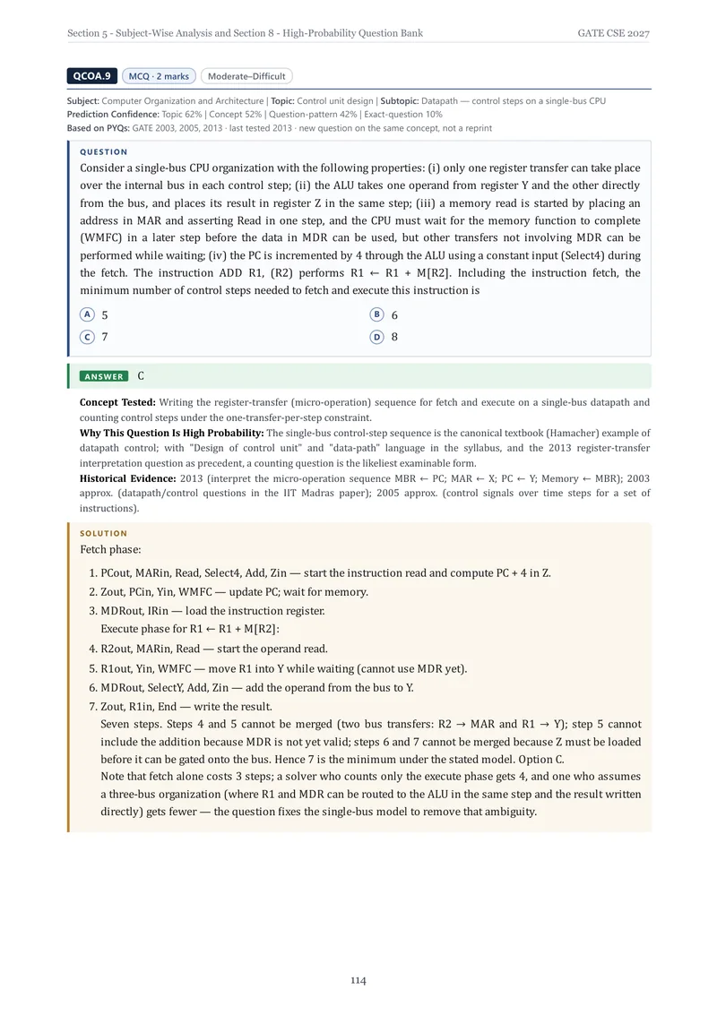 Page 114 · A question, with its evidence